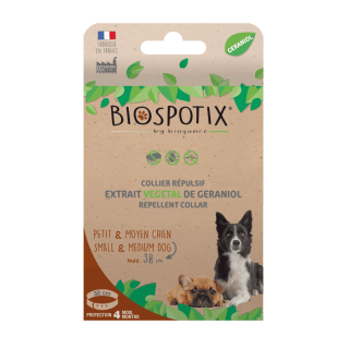 Biogance Obojok Biospotix Small dog S-M s repelentným účinkom 38 cm (do 30 kg)
