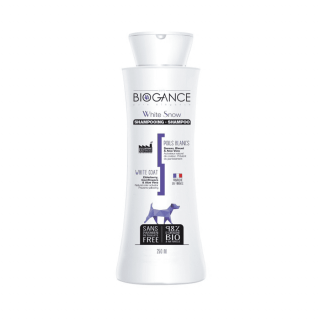 Biogance Šampón White Snow 250 ml (pre svetlé a biele farby srsti)
