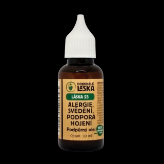 Dokonalá Láska Alergia, hojenie, svrbenie - podporný olej 30 ml