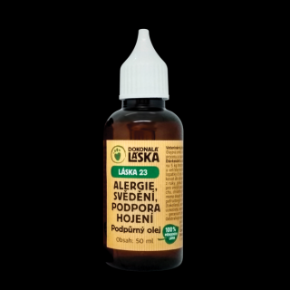 Dokonalá Láska Alergia, hojenie, svrbenie - podporný olej 50 ml