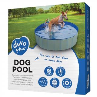 Duvo+ Bazén pre psy, modrý, priemer 120x30 cm