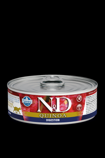 Farmina N&D Cat Quinoa Digestion konzerva 80 g
