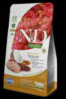 Farmina N&D Cat Quinoa (GF) Adult Skin & Coat Quail & Coconut 1,5 kg