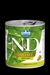 Farmina N&D Dog Prime Boar & Apple konzerva 285 g