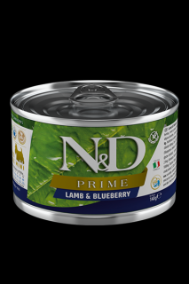 Farmina N&D Dog Prime Lamb & Blueberry konzerva 140 g