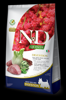 Farmina N&D Dog Quinoa (GF) Adult Mini, Digestion, Lamb 0,8 kg