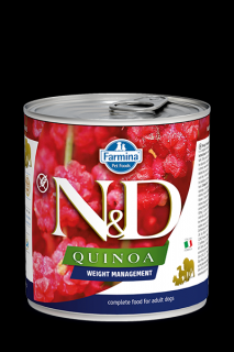 Farmina N&D Dog Quinoa Weight Management konzerva 285 g