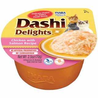 Inaba Dashi Delights Cat Kura s Lososom 6 x 70 g vanička