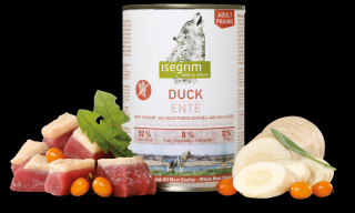 Isegrim Dog Adult Duck with Parsnip, Sea Buckthorn & Wild Herbs 6 x 400 g konzerva