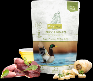 Isegrim Dog Adult Isegrim Roots, Duck & Hearts  7 x 410 g kapsičky