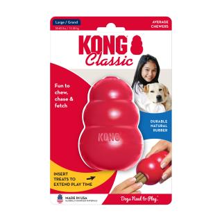 Kong Classic Granát červený L, 13-30 kg