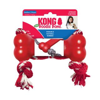Kong Dog Puppy Classic Kosť s lanom M