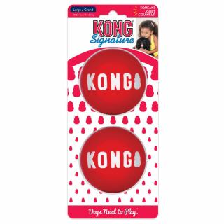 Kong Dog Signature Lopta červená L (2 ks)