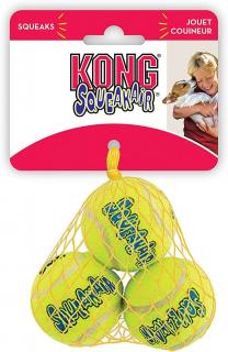 Kong Dog SqueakAir Lopta Tenis s pískatkom M (3 ks)