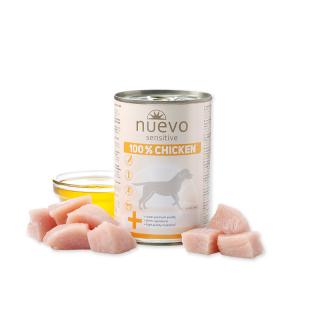 Nuevo Dog Sensitive 100% Chicken 6x400 g konzerva