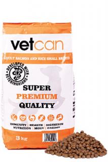Vetcan Adult Salmon & Rice Small Breed 3 kg