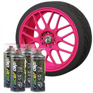 RACER DIP® Sada 4 ks Neon ružová™