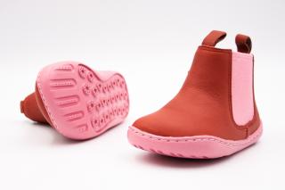 CAMPER FW PEU CAMI - SELLA CADIRA PLAZA CHELSEA BOOTS - RED/PINK 20, 12.2, 5.8