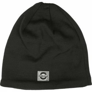 DETSKÁ VLNENÁ ČIAPKA MIKK-LINE SOLID - BLACK 122/128