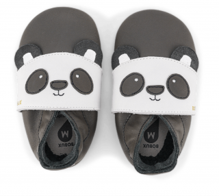 DETSKÉ BAREFOOT CAPAČKY BOBUX - BAM-BOO CHARCOAL 19, 11.8, 5.6