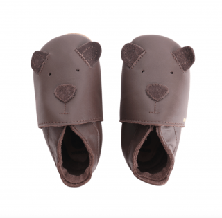 DETSKÉ BAREFOOT CAPAČKY BOBUX - CUB CHOCOLATE 19, 11.8, 5.6