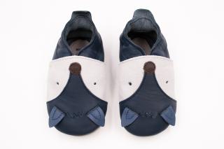 DETSKÉ BAREFOOT CAPAČKY BOBUX - FOXY NAVY 19, 11.8, 5.6