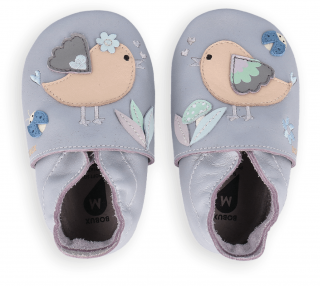 DETSKÉ BAREFOOT CAPAČKY BOBUX - SONGBIRD MAUVE 22, 14.5, 6.2