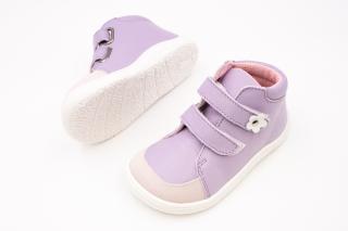 DETSKÉ BAREFOOT ČLENKOVÉ TOPÁNKY BABY BARE SHOES FEBO FALL - LILA 31, 20.2, 7.6