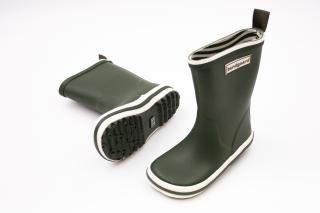 DETSKÉ BAREFOOT GUMÁKY BUNDGAARD CHARLY HIGH - ARMY 27, 18.2, 7.3