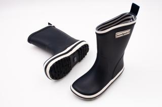 DETSKÉ BAREFOOT GUMÁKY BUNDGAARD CHARLY HIGH - NAVY 34, 22.5, 8.3