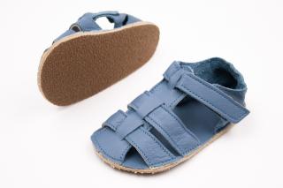 DETSKÉ BAREFOOT SANDÁLE BABY BARE SHOES SANDALS NEW - BLUE FAIRY 21, 13.7, 6.3