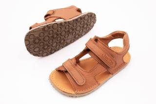 DETSKÉ BAREFOOT SANDÁLE FRODDO FLEXY MINI VIBRAM - COGNAC 34, 21.5, 8