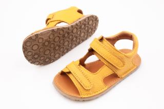 DETSKÉ BAREFOOT SANDÁLE FRODDO FLEXY MINI VIBRAM - YELLOW 28, 17.9, 6.9
