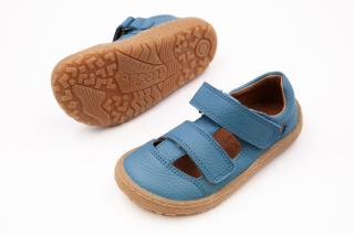 DETSKÉ BAREFOOT SANDÁLE FRODDO SANDAL GRIP - JEANS 30, 19.9, 7.6