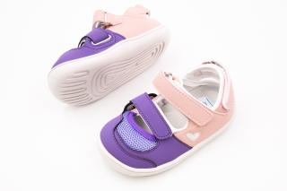 DETSKÉ BAREFOOT SANDÁLKY LITTLE BLUE LAMB BABY - POPSICLE PINK 20, 13, 5.9