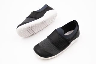 DETSKÉ BAREFOOT TENISKY BOBUX DIMENSION III - BLACK+CHARCOAL 32, 21.3, 7.6