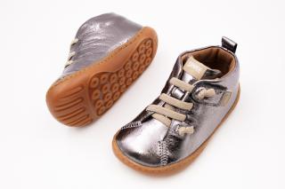 DETSKÉ BAREFOOT TOPÁNKY CAMPER FW PEU CAMI - GREY ALU METEOR 24, 15.5, 7.1