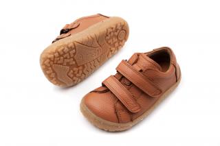 DETSKÉ BAREFOOT TOPÁNKY FRODDO BASE - COGNAC 26, 16.7, 6.8