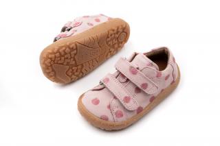 DETSKÉ BAREFOOT TOPÁNKY FRODDO BASE - PINK STRAWBERRIES 31, 20.5, 7.8