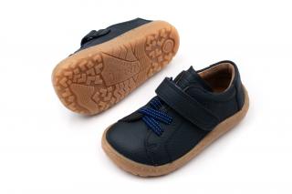DETSKÉ BAREFOOT TOPÁNKY FRODDO ELASTIC - DARK BLUE 31, 20.5, 7.8