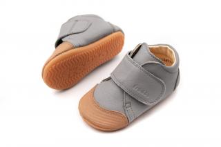 DETSKÉ BAREFOOT TOPÁNKY FRODDO PREWALKERS TOESY - LIGHT GREY 22, 13.7, 5.9