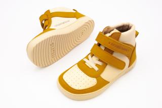 DETSKÉ BAREFOOT TOPÁNKY MURIS RIGA JUNIOR - MUSTARD 30, 19.1, 7.4