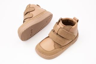 DETSKÉ BAREFOOT TOPÁNKY MURIS SINTRA MINI - TAN BROWN 21, 13.2, 6.1