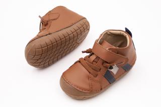 DETSKÉ BAREFOOT TOPÁNKY OLD SOLES AWAY PAVE - TAN NAVY GRIS 22, 13.7, 6.2