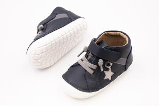 DETSKÉ BAREFOOT TOPÁNKY OLD SOLES RAD PAVE - SHADOW NAVY GRIS 22, 13.7, 6.2