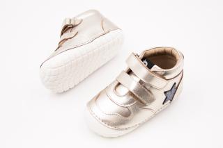 DETSKÉ BAREFOOT TOPÁNKY OLD SOLES TEAM PAVE - TITANIUM GLAM 22, 13.7, 6.2