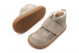 DETSKÉ BAREFOOT ZATEPLENÉ TOPÁNKY CRIO'S ALASKA - SALVIA 32, 20.4, 7.7