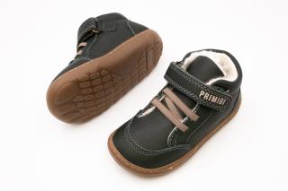 DETSKÉ BAREFOOT ZIMNÉ TOPÁNKY PRIMIGI WOOLY - CLOUD/BOTTIGLI 22, 13.8, 6.0