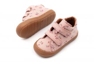 DETSKÉ PRECHODNÉ TOPÁNKY FRODDO OLLIE S - PINK FLOWERS 19, 12, 5.6