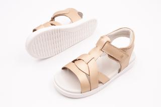 DETSKÉ SANDÁLE BOBUX KID+ COVE - PALE GOLD 32, 21.2, 7.3